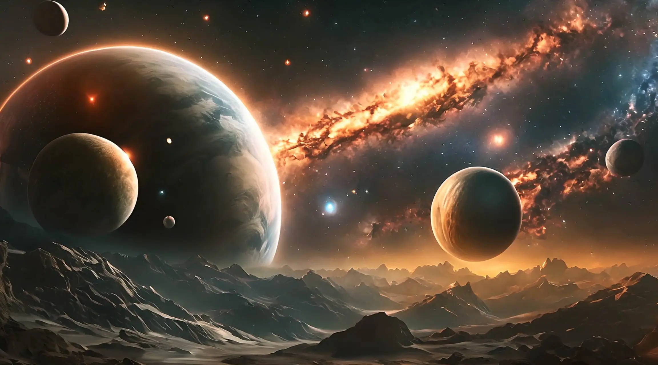Celestial Wonders Dynamic Space Animation